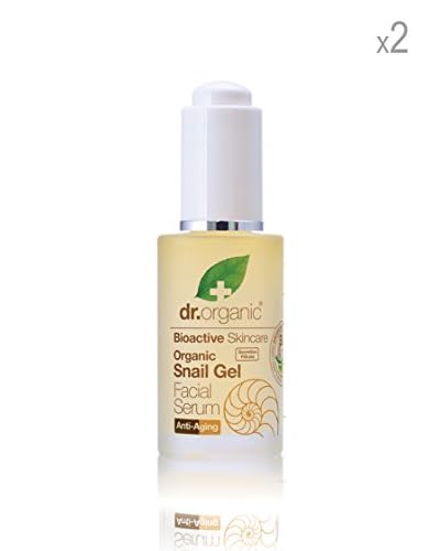 Dr Organic Set 2 Pezzi Siero Viso alla Bava di Lumaca 30 ml cad.