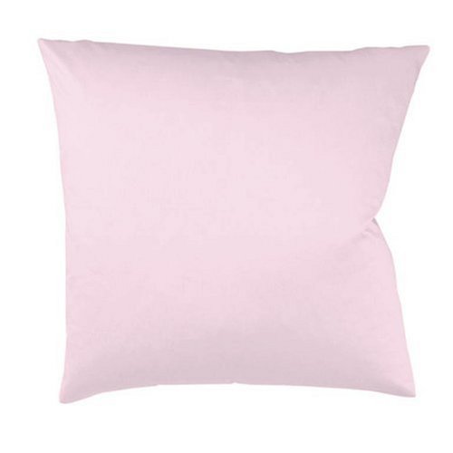 fleuresse Kissenbezug colours 9100-4040, 80x80 cm, Mako Satin, Farbe Hellrosa, 100% Baumwolle, mit Rei&szlig;verschluss
