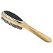 H & L Russel Triple Clothes Brush, Beech with Black Bristles, 27 cm