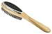 Kitchen & Housewares : TRIPLE CLOTHES BRUSH 27LCM - BEECH WITH BLACK BRISTLES