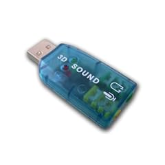 USB Sound Audio Mikrofon 3D Soundkarte Adapter Skype