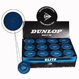 Dunlop Elite Doubles Hard Squash Ball - Dozen - P700202