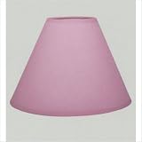 Pink Flat Linen Shade