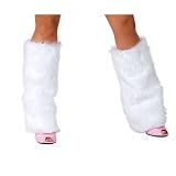 White Furry Boot Covers