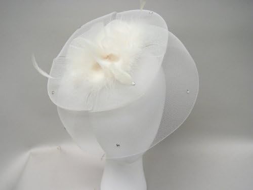 Fascinators Cocktail Hat - 5620c (Ivory)