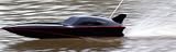 Radio Control RC Black Stealth Speedboat