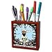 Rich Diesslins Funny General - Editorial Cartoons - Osama Bin Stupid - World Turns Unites Against Terrorism briefly - Tile Pen Holders-5 inch tile pen holder