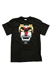 Voltron: Defender Of The Universe Black Lion Face T-Shirt