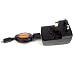 ULTIMATEADDONS 2 in 1 UK 3 Pin USB Mains Charger Plug for Elonex Ebook including retractable USB Syn & Charge Cable  from ULTIMATEADDONS