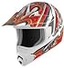 Shark SX1 DAGGER WHITE_ORANGE MOTORCYCLE Off-Road-Helmet