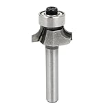 uxcell ルータービット ギンナン面　ボーズ面　メタル製シルバー　切削工具　木工用　12.7mm×25.4mm