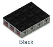 One Dozen Black Silver Cup Pool Cue Chalk