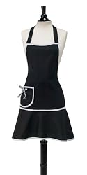 Jessie Steele Carmen Bib Apron, Black
