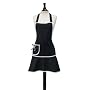 Jessie Steele Carmen Bib Apron, Black