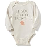 オールドネイビー OLD NAVY/ グラフィックボディスーツ ハロウィン ロンパース長袖 12～18ヶ月【並行輸入】