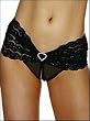 Heartthrob Crotchless Knickers Plus