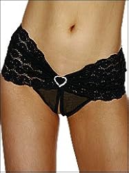 Heartthrob Crotchless Knickers