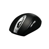 iBUFFALO レーザー式無線マウス 2.4GHz 5ボタン 58機能割当 L ブラック BSMLW11LBK