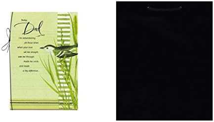 Hallmark Fathers Day Card "Today, Dad, I'm Remembering..."&amp; Gift Bag