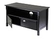 Timber TV Stand in Black Finish By Winsome Wood