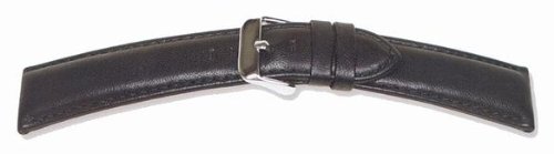 deBeer 743 Glove Leather Replacement Watch Band - Black/18mm