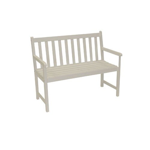 Gartenbank Sitzbank Parkbank Stockholm FSC Eukylyptus weiss Reviews