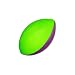 Poof 3/4 Size 9 1/2in Foam Football - Colors may vary