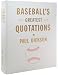 Baseballs Greatest Quotations special edition book in genuine white full grain leather -