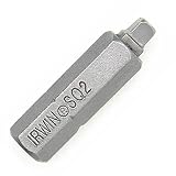 Irwin 92225 No. 2 Square Recess Insert Bit (Pack of 25)