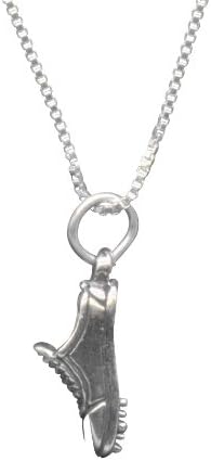 Sterling Silver Track Shoe Necklace Sterling Silver