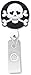 Skull 3D Rubber Retractable Badge Holder