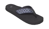 Reef SMOOTHY Mens Sandals in Denim(Blue)/Black