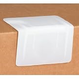 3 1/2 x 2 White Plastic Strapping Guards (SPP352) Category: Edge Protectors and Strap Guards