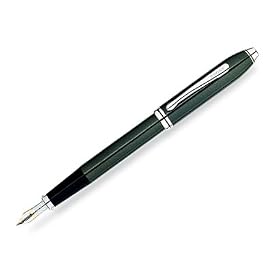 Cross Townsend Emerald Lacquer Fountain Pens