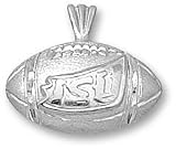 Iowa State Cyclones ISU Football Pendant - Sterling Silver Jewelry
