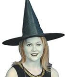 Review Pams  / Halloween Hats | Black PVC Witches Hat