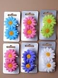 Daisy Flower Beak Clips (1 pack)