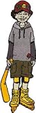 Paranoia Agent Japanese Animation Patch - 5 Slugger