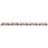 TR 5ER SET Pocket wagons HOYER HIGH SIDE