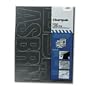 Chartpak 01175 Press-On Vinyl Uppercase Letters, 4 High, Black