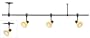 Pro Track® Scavo Glass Three Light Rail Kit
