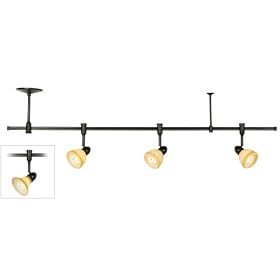 Pro Track® Scavo Glass Three Light Rail Kit by ProTrack