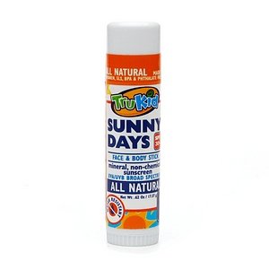 TruKid Sunny Days SPF 30+ Natural Mineral Sunscreen Water Resistant Face Stick