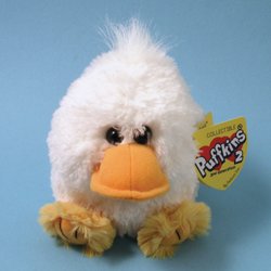 Puffkins 2 Jack Quack Duck Stuffed Plush Animal