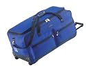 Jeep Wheeled Holdall 27 inch Luggage Bag with Wheels Blue 555B