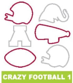Crazy Bands C1 Crazy Football Rubber Bands Bandz Bracelets (20)