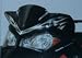 NEW POLARIS SNOWMOBILE ACCESSORY / FUSION WINDSHIELD / BLACK WITH CHROME FLAMES / PART #2875510