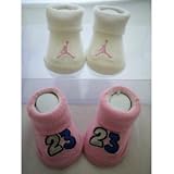 Nike Jordan Jumpman 23 New Born Infant Baby Boy Booties Pink w/ White 31YoHNY7VVL. SL160 Nike Jordan Jumpman 23 New Born Infant Baby Boy Booties Black w/ Pink