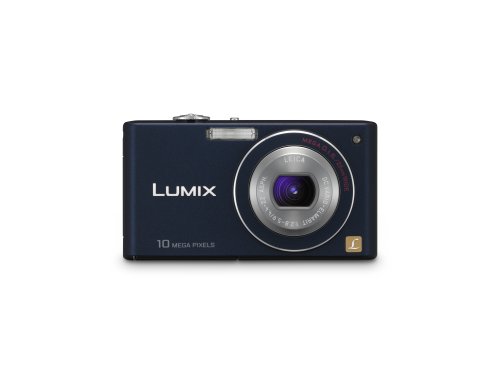 Panasonic DMC-FX37A 10.1MP Digital Camera with 5x Wide Angle MEGA Optical Image Stabilized Zoom (Blue)