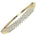 3 1/4ctw Diamond Pyramid Bangle